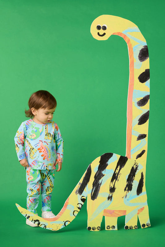 Gorman NZ - Dino Land Baby T-Shirt - blue