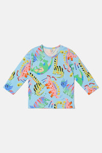 Gorman NZ - Dino Land Baby T-Shirt - blue