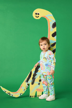Gorman NZ - Dino Land Baby Legging - blue