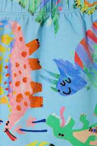 Gorman NZ - Dino Land Baby Legging - blue