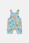 Gorman NZ - Dino Land Baby Overalls - blue
