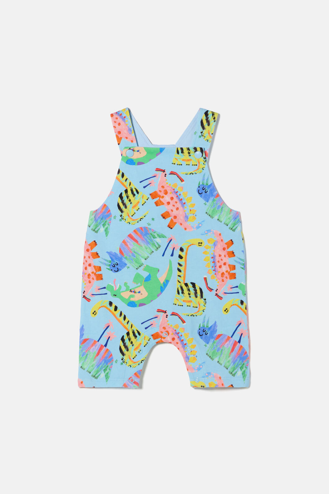 Gorman NZ - Dino Land Baby Overalls - blue