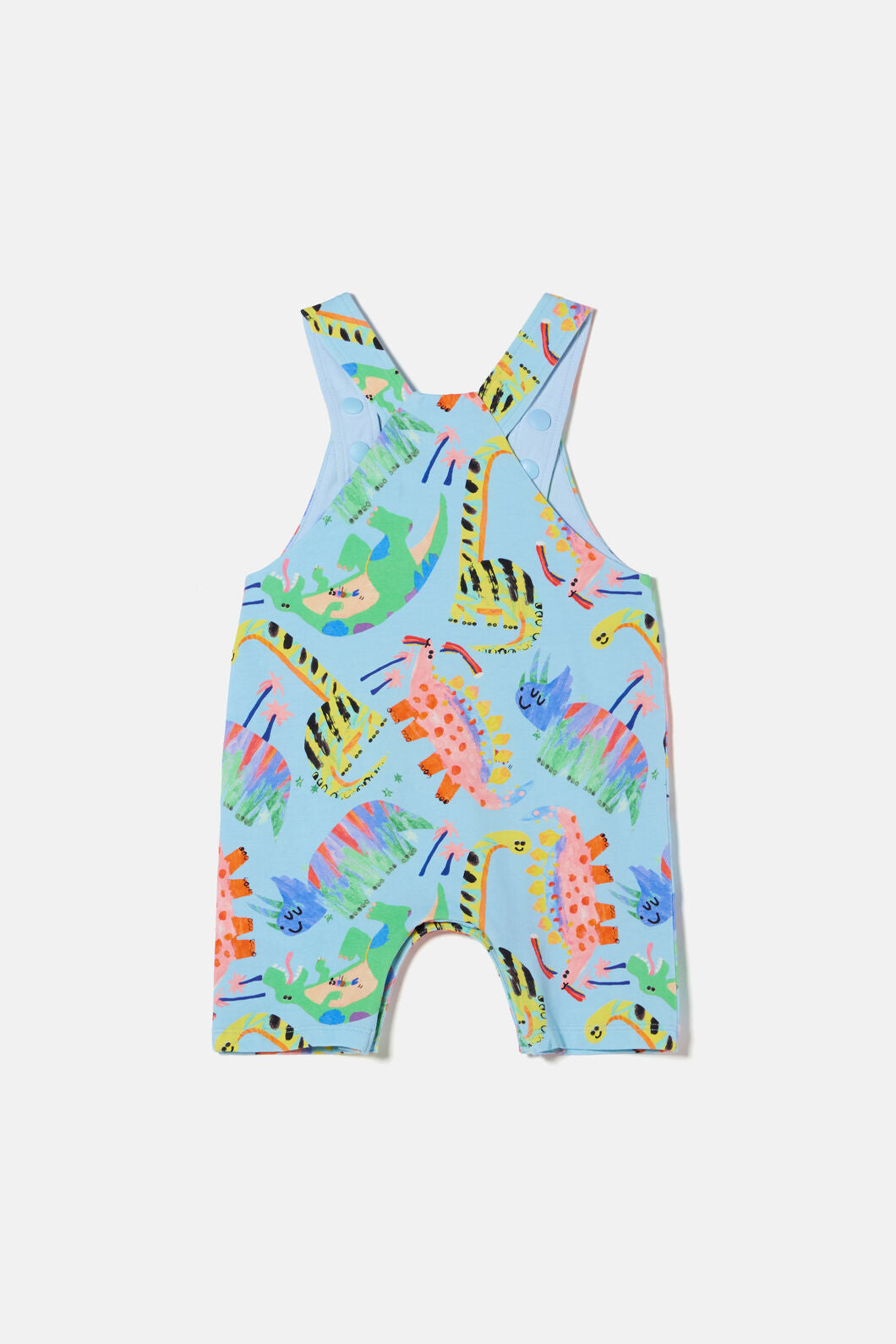 Gorman NZ - Dino Land Baby Overalls - blue