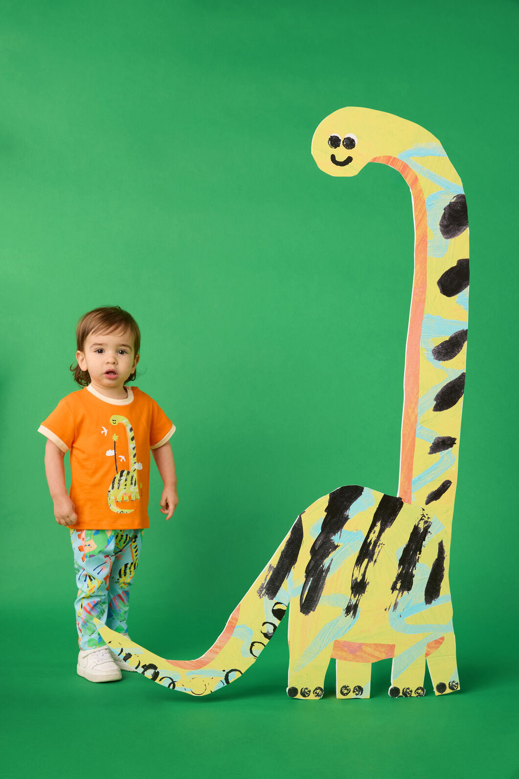 Gorman NZ - Dreamer Dino Baby T-Shirt - orange