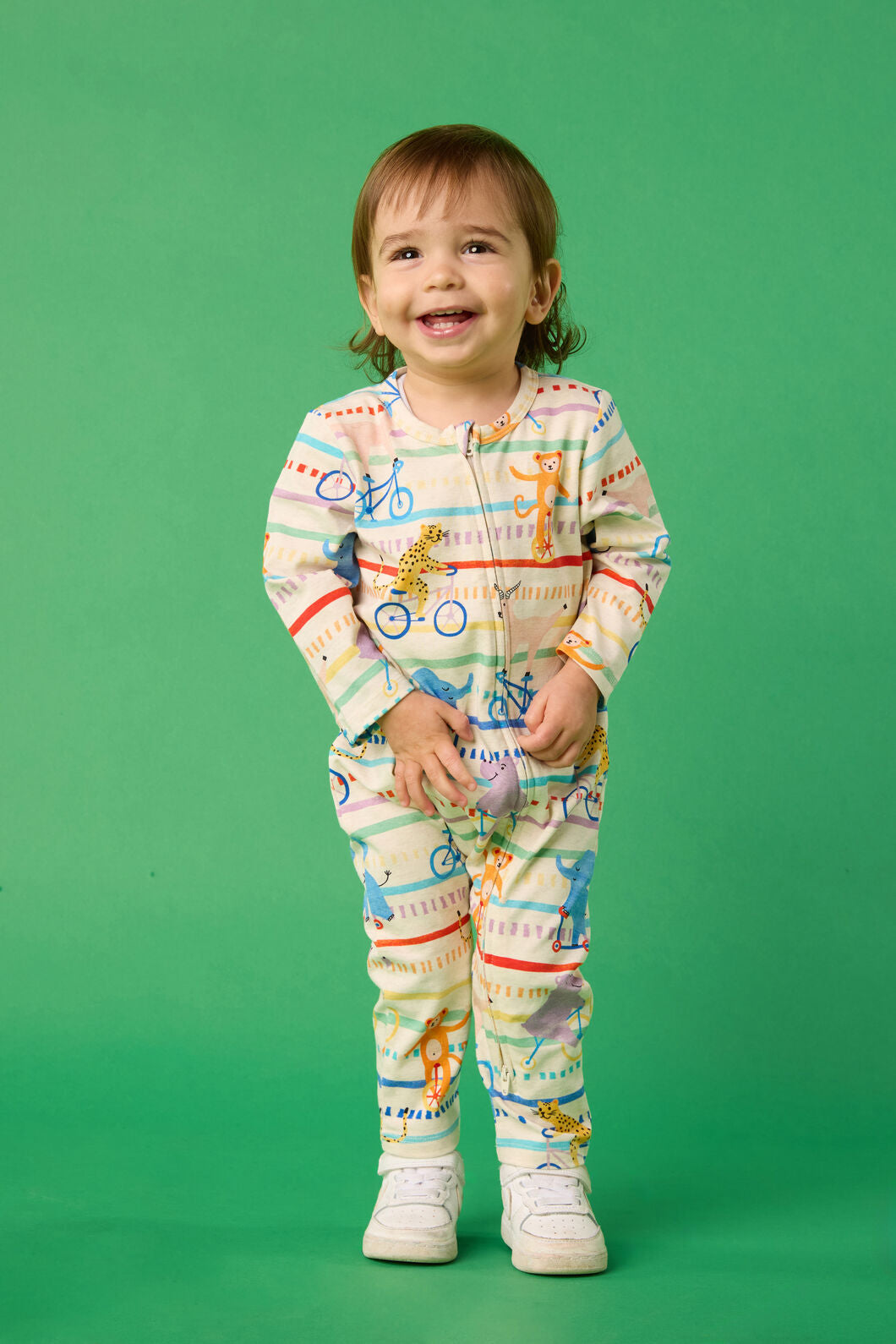 Gorman NZ - On Bikes Baby Bodysuit - multi