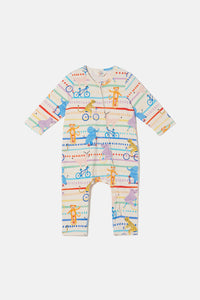 Gorman NZ - On Bikes Baby Bodysuit - multi