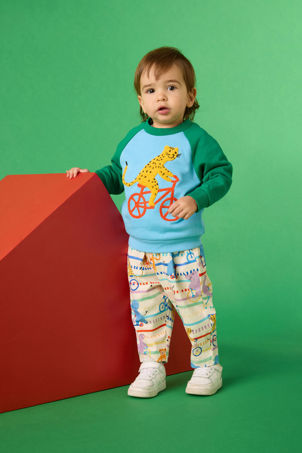 Gorman NZ - Leo On Bike Baby Sweater - multi
