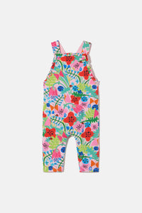 Gorman NZ - Flower Field Baby Overalls - pink