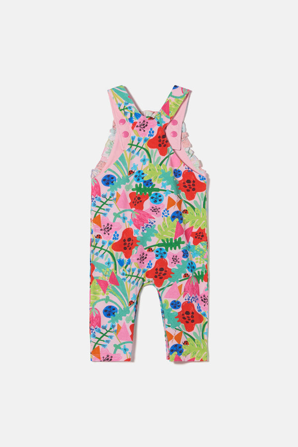 Gorman NZ - Flower Field Baby Overalls - pink