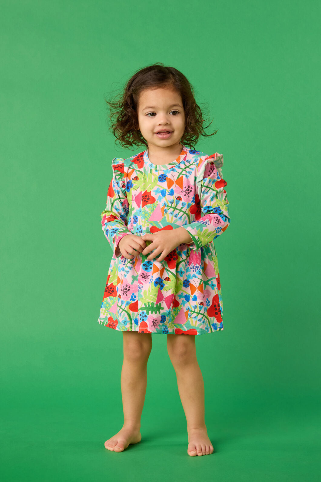 Gorman NZ - Flower Field Baby Dress - pink