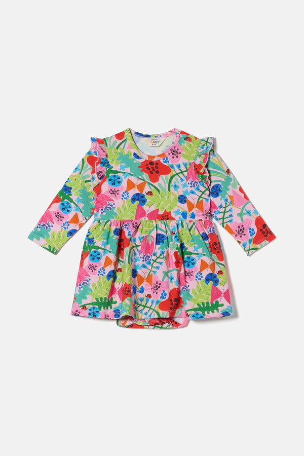 Gorman NZ - Flower Field Baby Dress - pink