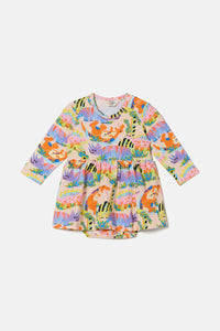 Gorman NZ - Pretty Dino Baby Dress - cream
