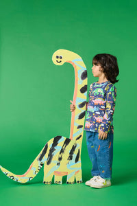 Gorman NZ - Boogie Dino Kids T-Shirt - navy