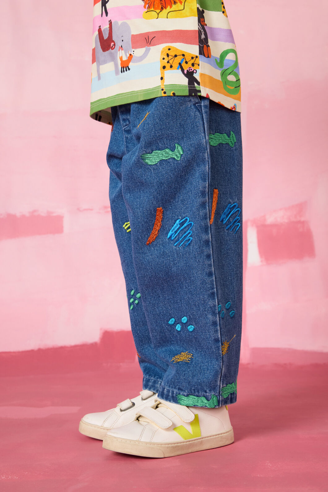 Gorman NZ - Maxi Doodles Kids Pants - denim