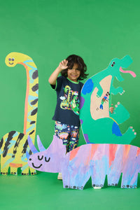Gorman NZ - Dino's Kids T-Shirt - navy