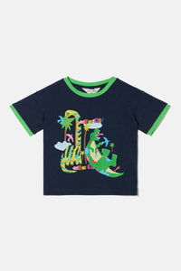 Gorman NZ - Dino's Kids T-Shirt - navy
