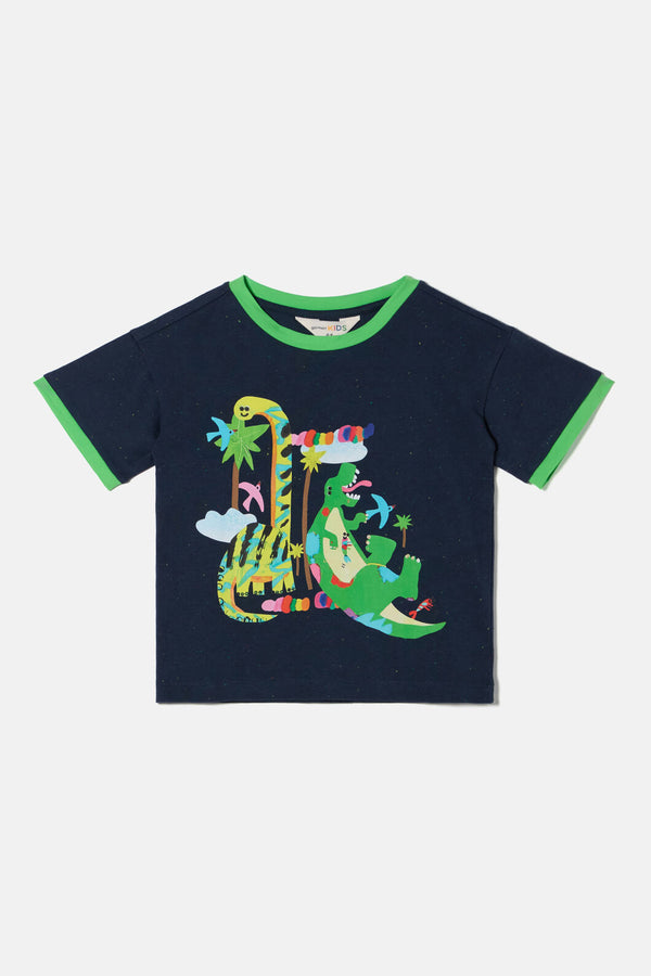 Gorman NZ - Dino's Kids T-Shirt - navy