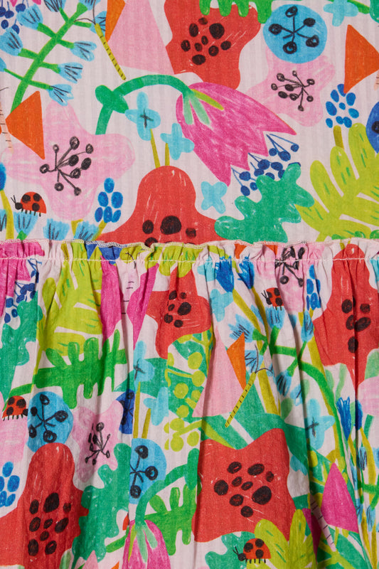 Gorman NZ - Flower Fields Kids Dress - pink