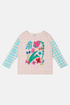 Gorman NZ - Check Flowers Kids T-Shirt - multi