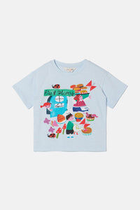 Gorman NZ - Cake Kids T-Shirt - blue