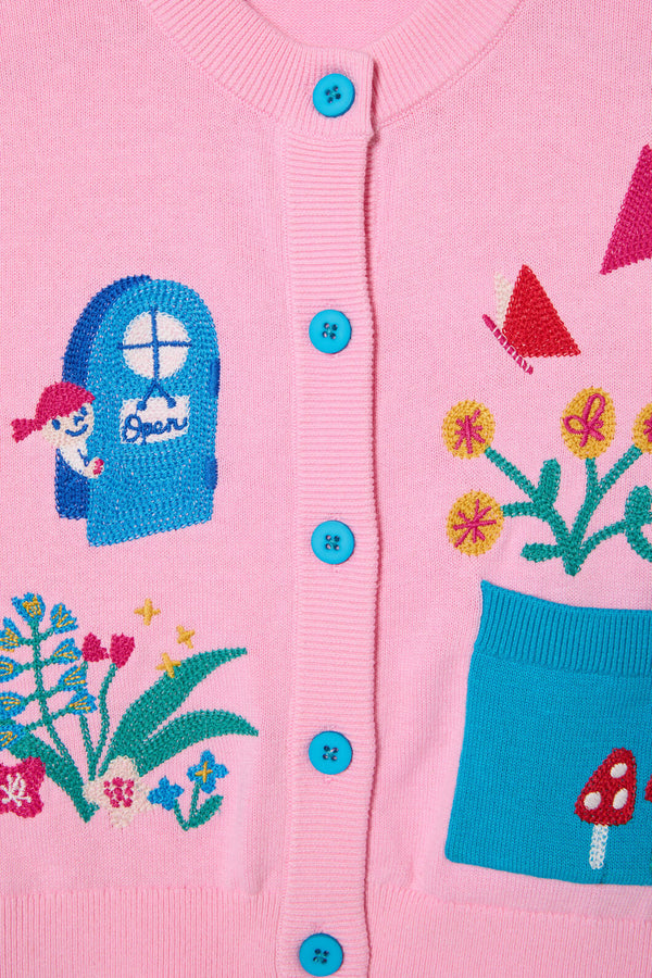 Gorman NZ - House Kids Cardigan - pink