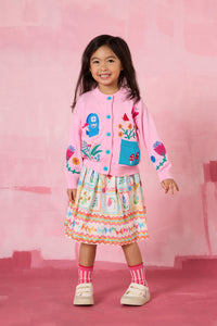 Gorman NZ - Gallery Border Kids Skirt - multi