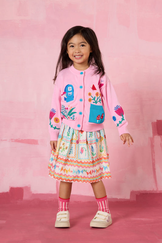 Gorman NZ - Gallery Border Kids Skirt - multi