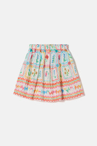 Gorman NZ - Gallery Border Kids Skirt - multi