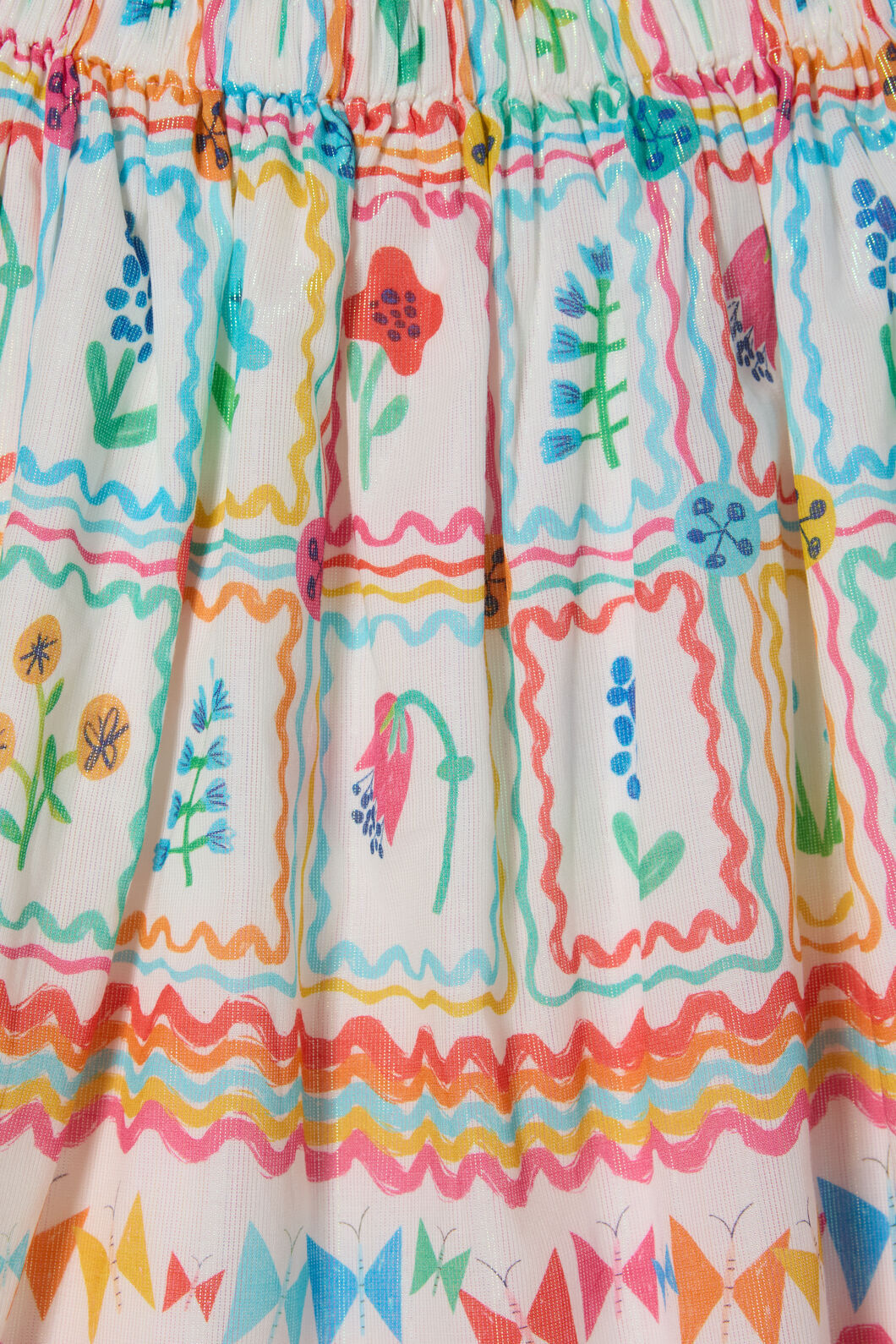 Gorman NZ - Gallery Border Kids Skirt - multi