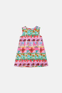 Gorman NZ - Pretty Rows Kids Sequins Dress - multi