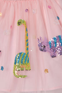 Gorman NZ - Dino Kids Party Skirt - pink
