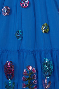 Gorman NZ - Field Kids Sequins Dress - blue