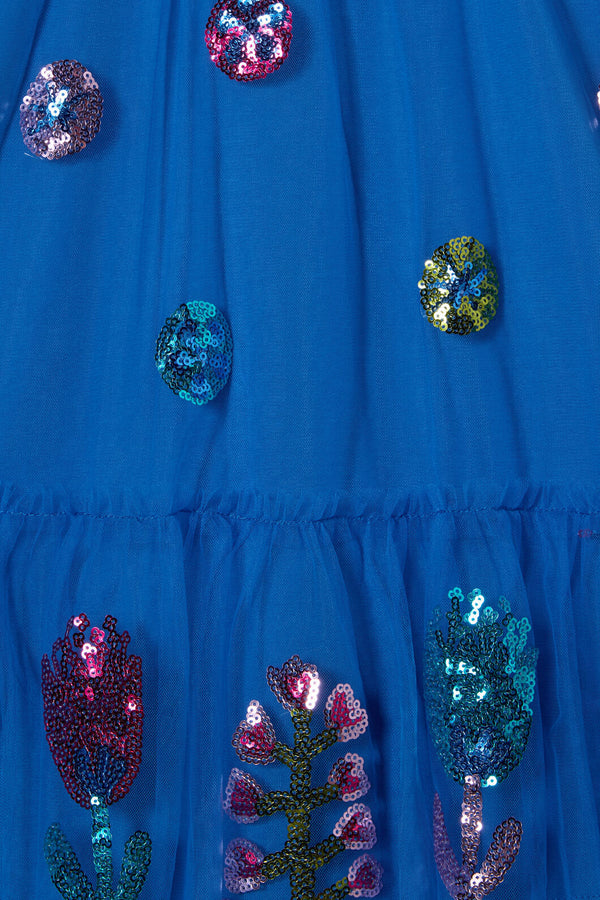 Gorman NZ - Field Kids Sequins Dress - blue