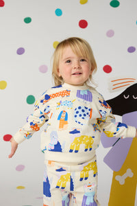 Gorman NZ - Dogs Baby Sweater - multi