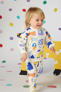Gorman NZ - Dogs Baby Sweater - multi