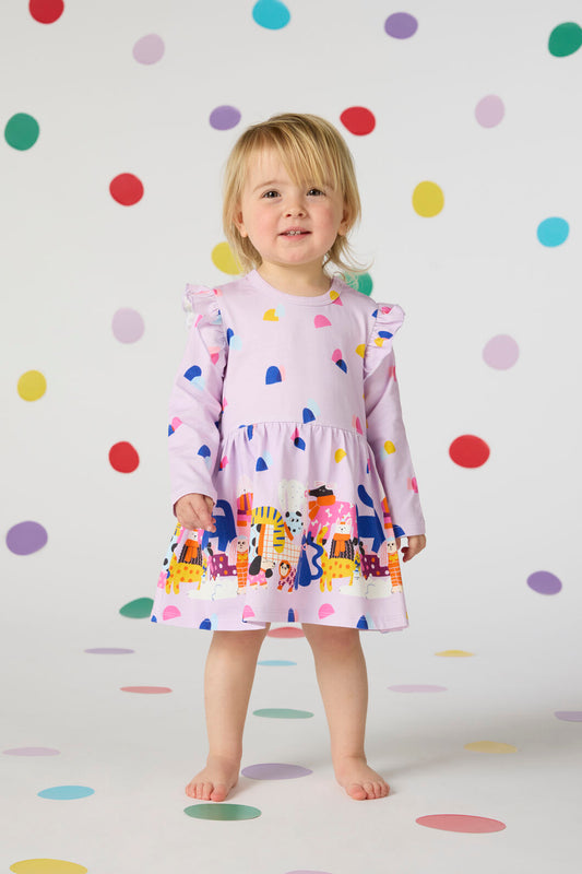 Gorman NZ - Pets Baby Dress - lilac