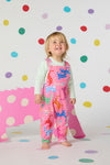 Gorman NZ - Spotty Cats Baby Overalls - pink