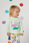 Gorman NZ - Three Cats Baby T-Shirt - mint