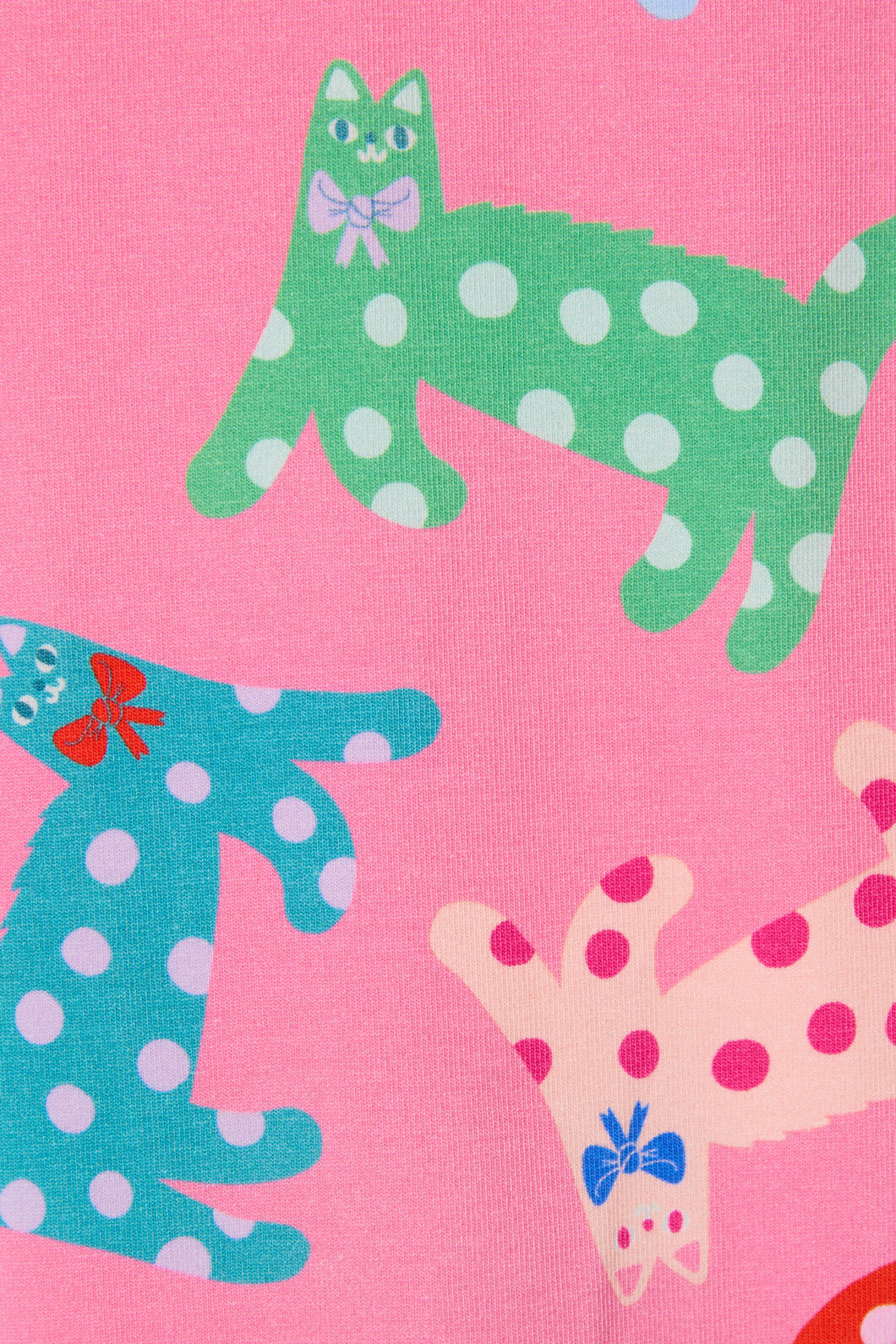 Gorman NZ - Spotty Cats Kids Legging - pink