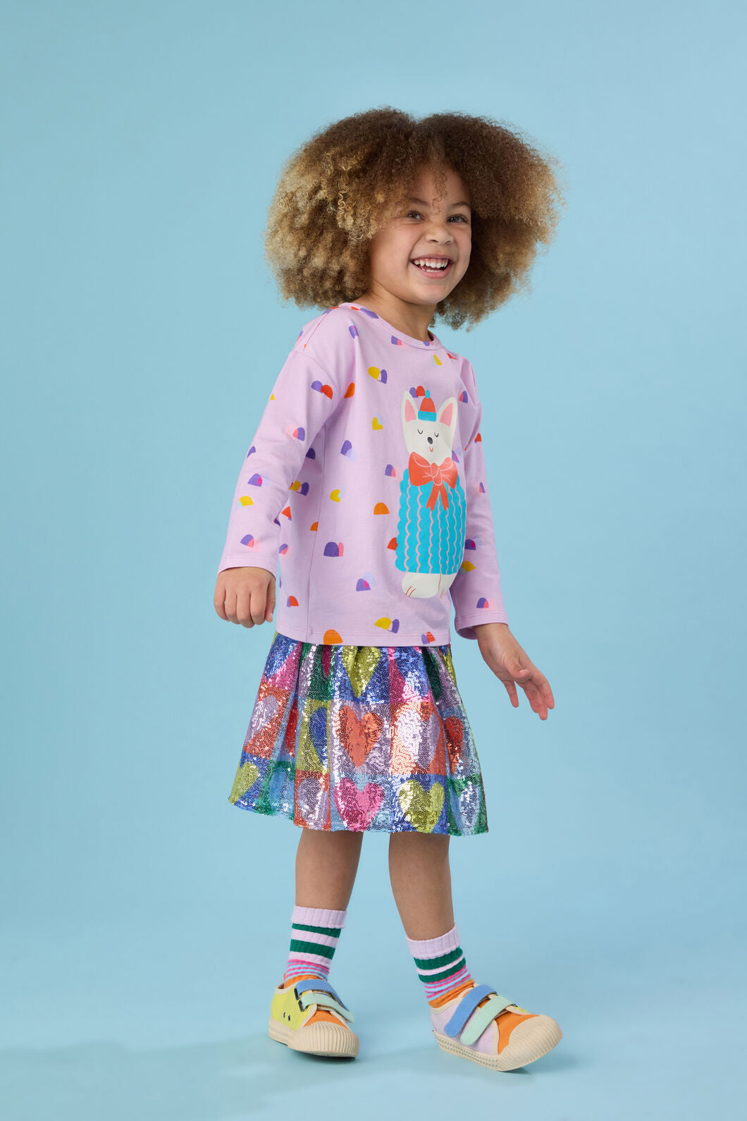 Gorman NZ - Cozy Dog Kids T-Shirt - lilac