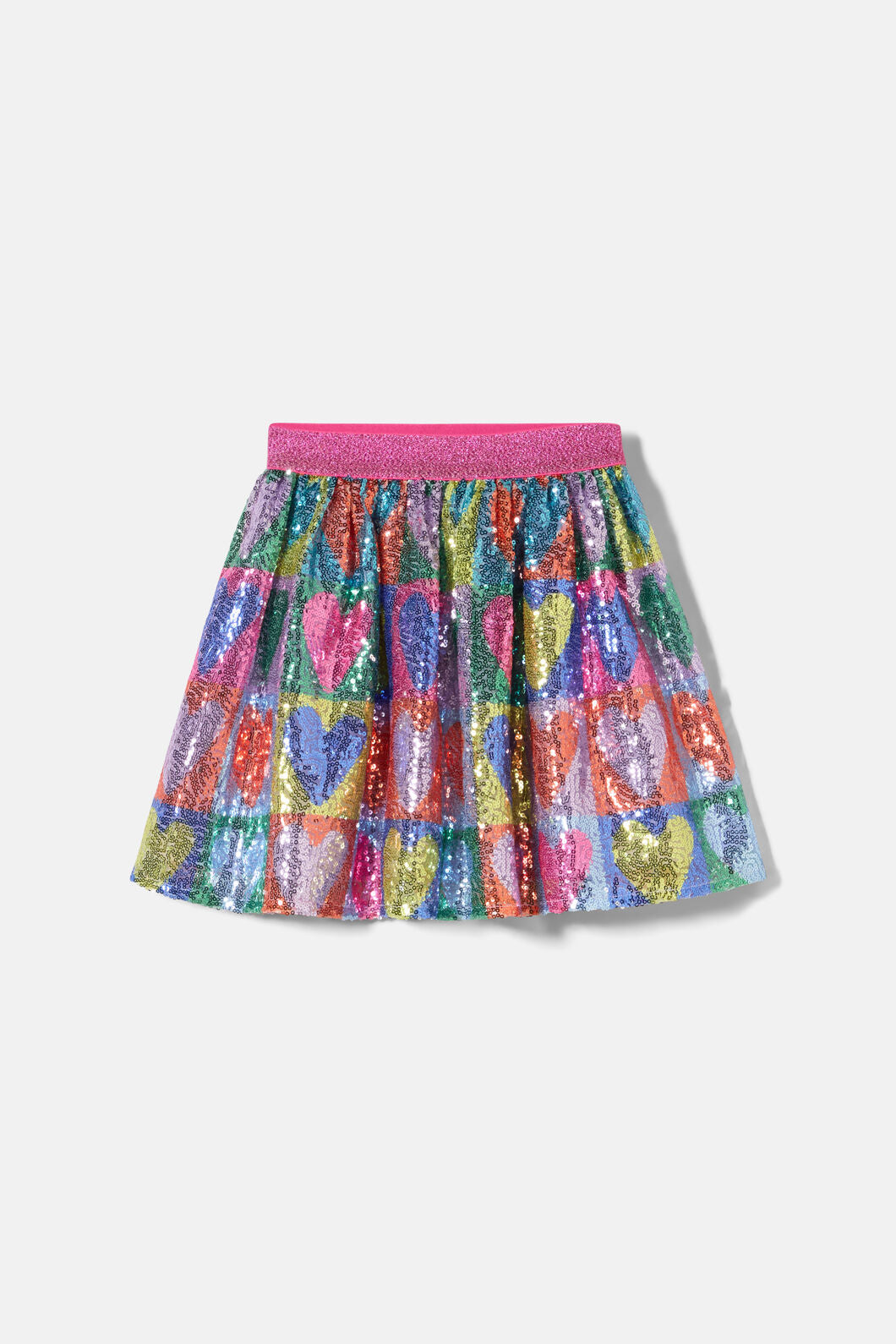 Gorman NZ - Hearts Kids Sequins Skirt - multi