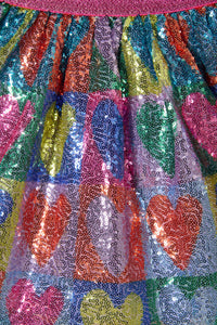 Gorman NZ - Hearts Kids Sequins Skirt - multi