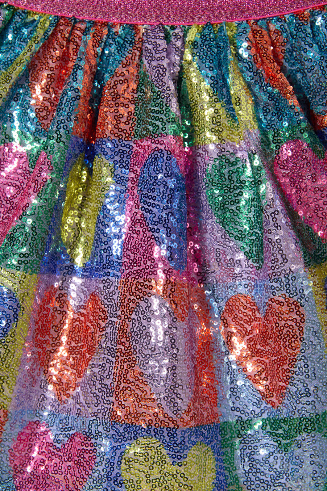 Gorman NZ - Hearts Kids Sequins Skirt - multi