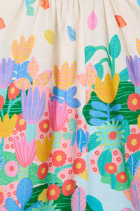 Gorman NZ - Floral Pop Kid Border Dress - multi