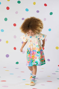 Gorman NZ - Floral Pop Kid Border Dress - multi
