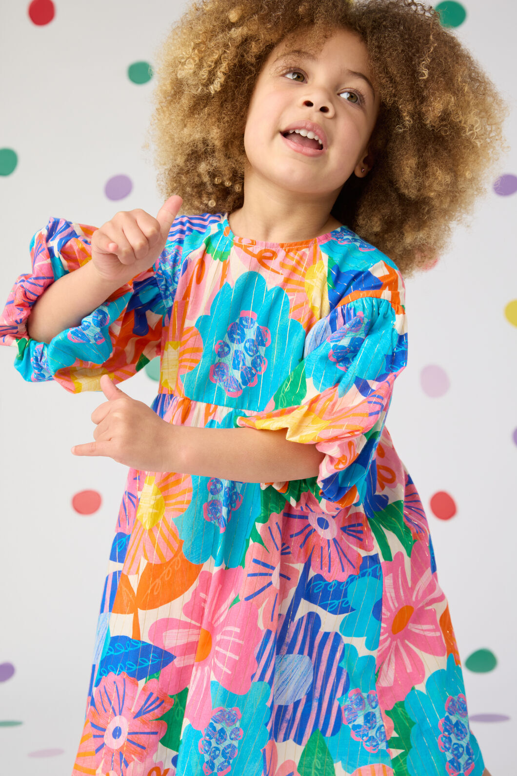 Gorman NZ - Maxi Bloom Kids Dress - multi