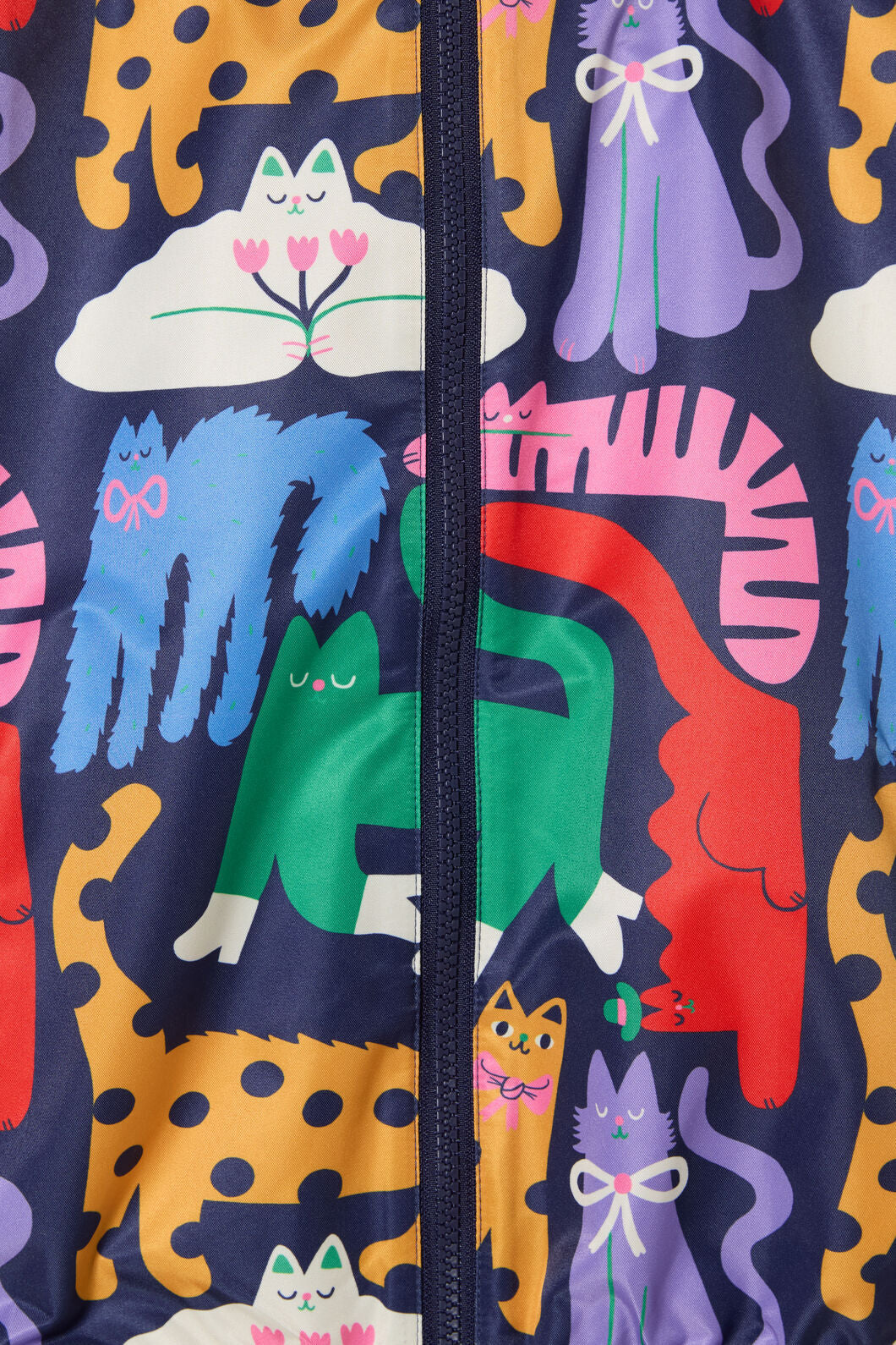 Gorman NZ - Cute Cats Kids Raincoat - navy