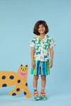 Gorman NZ - Spotty Cats Kids Shirt - cream