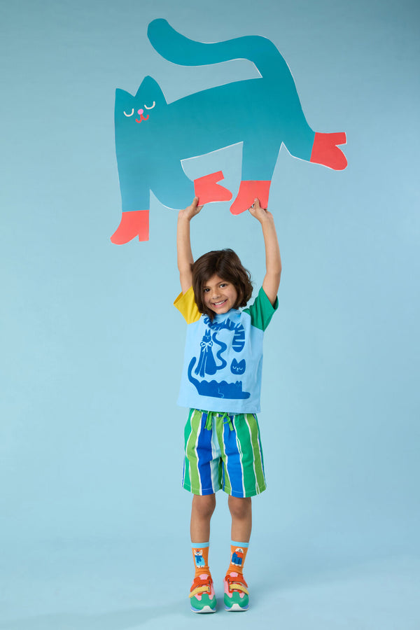 Gorman NZ - Flock Cats Kids T-Shirt - multi