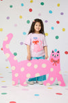 Gorman NZ - Pretty Cat Kids T-Shirt - lilac